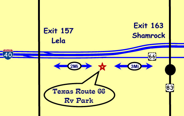 Map to park.